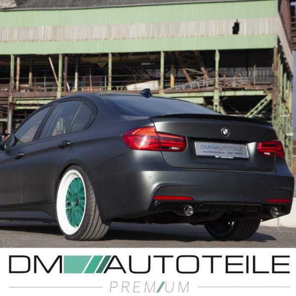 Sport-Performance Heckspoiler Koferraumspoiler Schwarz Glanz lackiert passt für BMW 3er F30 Limousine+ABE