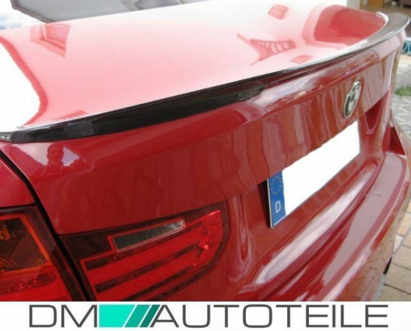 Sport-Performance Heckspoiler Koferraumspoiler Schwarz Glanz lackiert passt für BMW 3er F30 Limousine+ABE