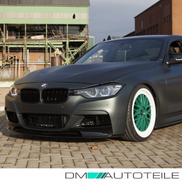 SET Frontspoiler Sport-Performance Schwarz hochglanz passend für BMW 3er F30 F31 M-Paket+ Schrauben +ABE