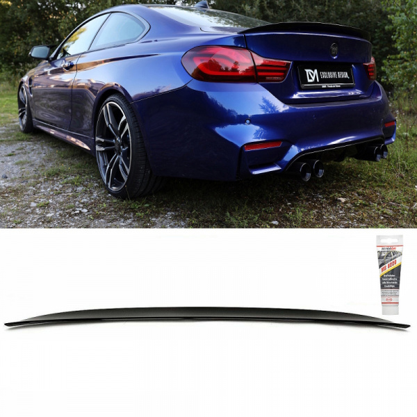 Heckspoiler Sport-Performance Shadow Line LACKIERT passend für BMW F32 +Kleber +ABE