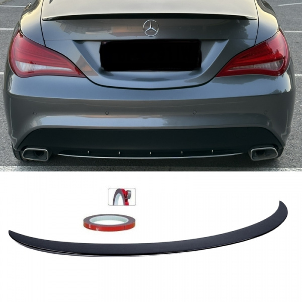 Heckspoiler Spoiler Sport LACKIERT Obsidian Mercedes CLA C117 auch für CLA 45 AMG