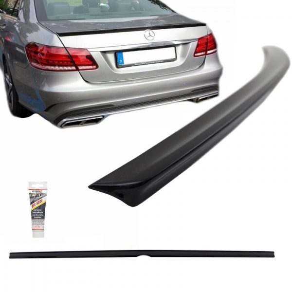 Mercedes W212 Kofferraumspoiler Heckspoiler Spoiler Schwarz +Zubehör für E63 AMG