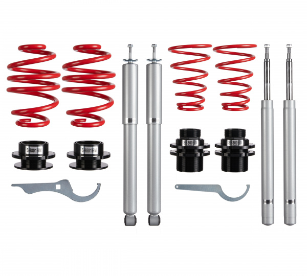 Redline Gewindefahrwerk passend für BMW E30 316/316i/318i/320i/323i/325i/324D/TD, 11.82-1.91, nur 51 mm Federbein