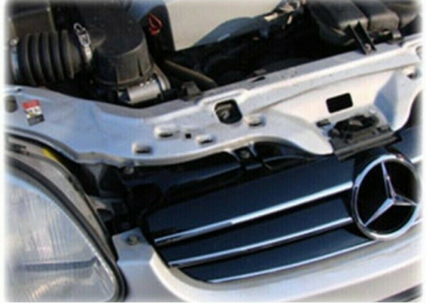 Upgrade Sportgrill / Kühlergrill für Mercedes Benz SLK R170 96-04 schwarz/chrom