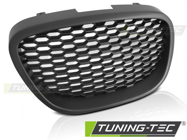 Upgrade Sportgrill / Kühlergrill für für Seat Leon/Toledo/Altea 1P 05-09 schwarz in Wabengitter Design