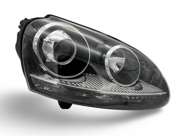 Upgrade Black/Chrom-Design Scheinwerfer für VW Golf 5 03-09 schwarz/chrom
