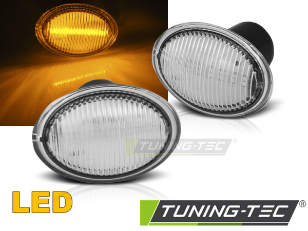 Upgrade LED Seitenblinker für Ford KA / Fiat 500 04-20 weiß