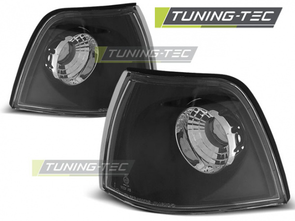 Upgrade Klarglas Frontblinker für BMW 3er E36 Limousine/Touring/Compact 90-99 schwarz