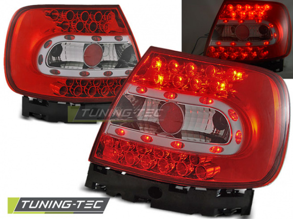 LED Upgrade Design Rückleuchten für Audi A4 B5 94-00 rot/klar