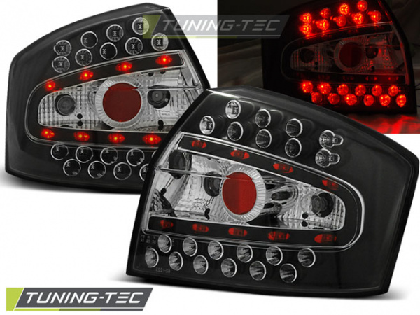 LED Upgrade Design Rückleuchten für Audi A4 B6 (8E) 00-04 schwarz