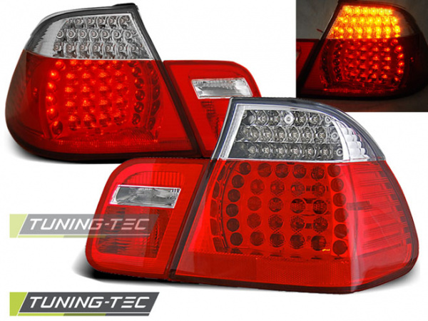 LED Upgrade Design Rückleuchten für BMW 3er E46 Limousine 98-01 rot/klar