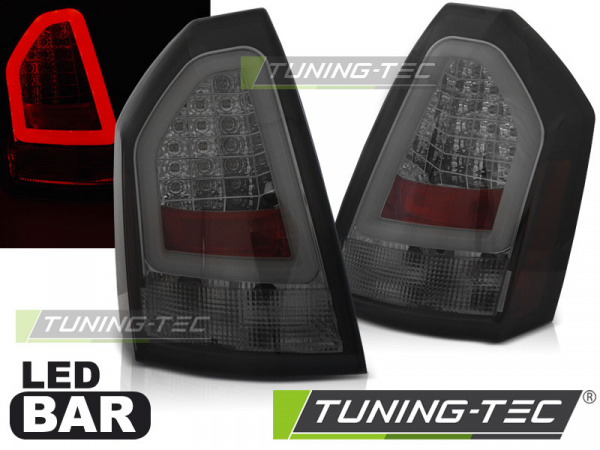 LED Lightbar Design Rückleuchten für Chrysler 300C Limousine 05-08 rauch