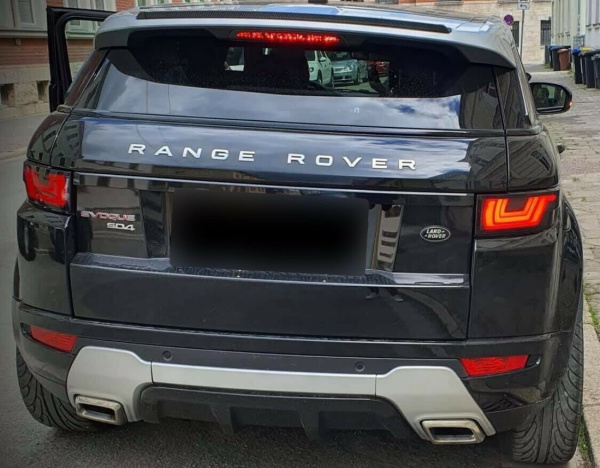 LED Lightbar Design Rückleuchten für Land Rover / Range Rover Evoque 11-18 rot/rauch mit dynamischem Blinker