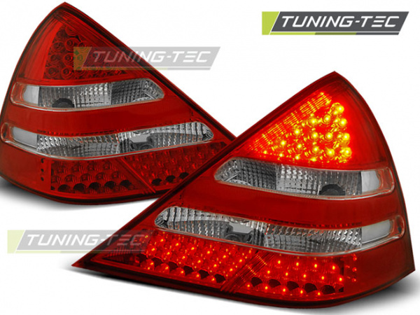 LED Upgrade Design Rückleuchten für Mercedes Benz SLK R170 96-04 rot/klar