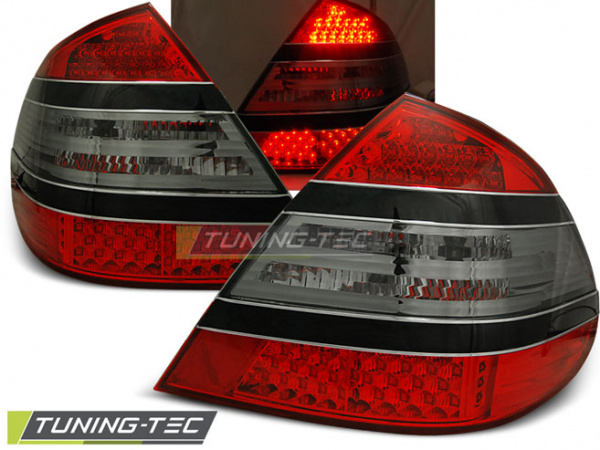 LED Upgrade Design Rückleuchten für Mercedes Benz E-Klasse W211 Limousine 02-06 rot/rauch