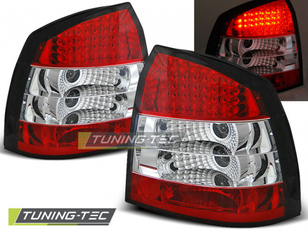 LED Upgrade Design Rückleuchten für Opel Astra G 97-04 rot/klar