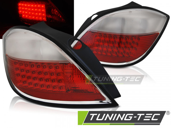 LED Upgrade Design Rückleuchten für Opel Astra H (5-Türer) 04-09 rot/klar