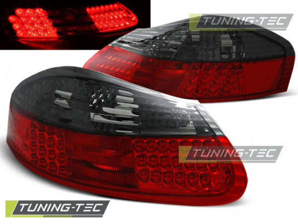 LED Upgrade Design Rückleuchten für Porsche Boxster 986 96-04 rot/rauch