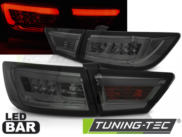 LED Lightbar Design Rückleuchten für Renault Clio IV (4) 13-16 rauch