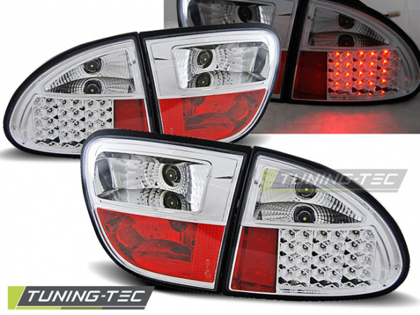 LED Upgrade Design Rückleuchten für Seat Leon 1M 99-04 chrom