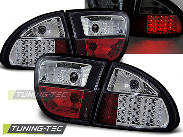 LED Upgrade Design Rückleuchten für Seat Leon 1M 99-04 schwarz