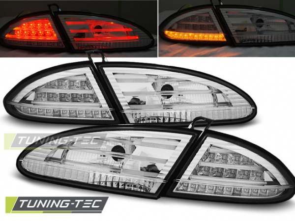 LED Upgrade Design Rückleuchten für Seat Leon 1P 05-09 chrom