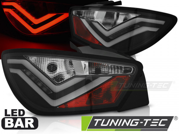 LED Lightbar Design Rückleuchten für Seat Ibiza 6J (3-Türer) 08-12 schwarz