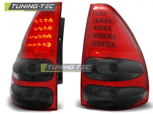 LED Upgrade Design Rückleuchten für Toyota Land Cruiser 120 03-09 rot/rauch