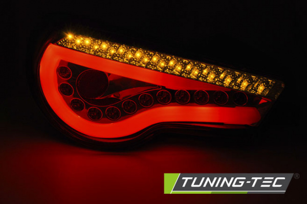 LED Lightbar Design Rückleuchten für Toyota GT86 12-16 rauch mit dyn. Blinker