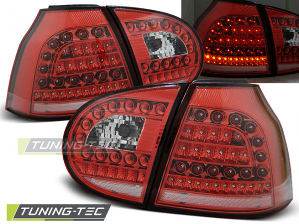 LED Upgrade Design Rückleuchten für VW Golf 5 (V) 03-09 rot/klar