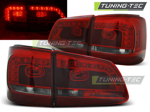 LED Upgrade Design Rückleuchten für VW Touran GP2 10-16 rot/rauch