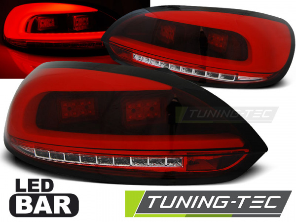 LED Lightbar Design Rückleuchten für VW Scirocco 3 (III) 08-14 rot/weiß