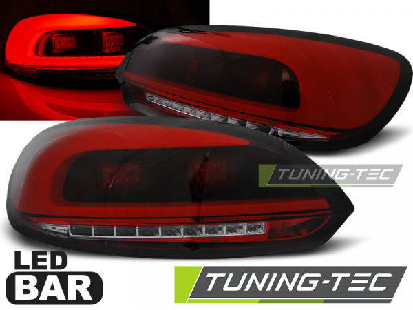 LED Lightbar Design Rückleuchten für VW Scirocco 3 (III) 08-14 rot/rauch