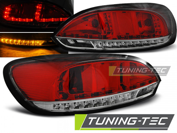 LED Upgrade Design Rückleuchten für VW Scirocco 3 (III) 08-14 rot/klar mit LED Blinker