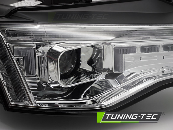 Xenon Upgrade LED Tagfahrlicht Scheinwerfer Set für Audi A5 Facelift 11-16 Chrom mit dyn. Blinker