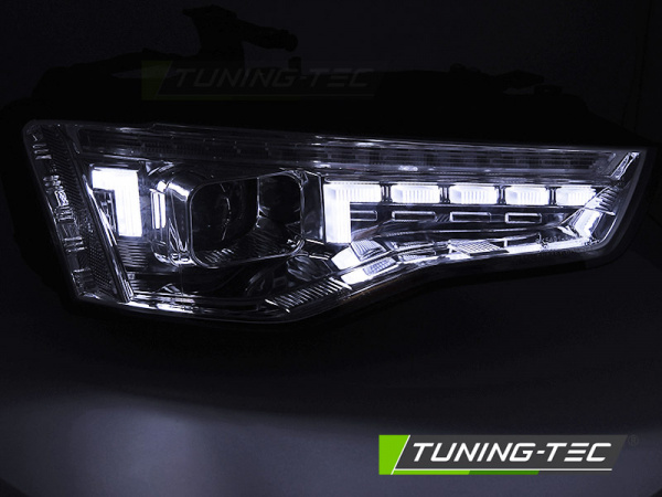 Xenon Upgrade LED Tagfahrlicht Scheinwerfer Set für Audi A5 Facelift 11-16 Chrom mit dyn. Blinker