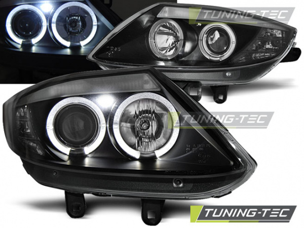 LED Angel Eyes Scheinwerfer für BMW Z4 E85/E86 02-08 schwarz