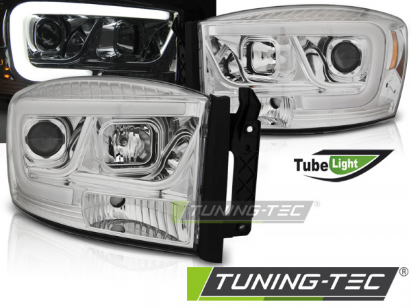 LED Tagfahrlicht Design Scheinwerfer für Dodge RAM 06-08 chrom