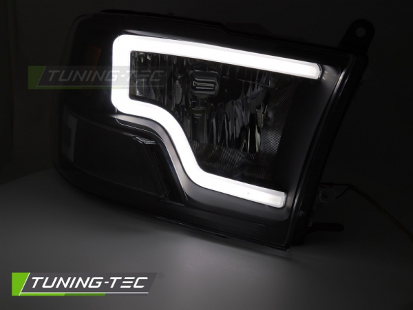 LED Tagfahrlicht Design Scheinwerfer Set für Dodge RAM 09-18 schwarz