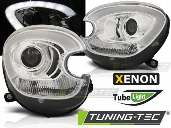 Xenon LED Tagfahrlicht Design Scheinwerfer für Mini Countryman R60/R61 10-14 chrom