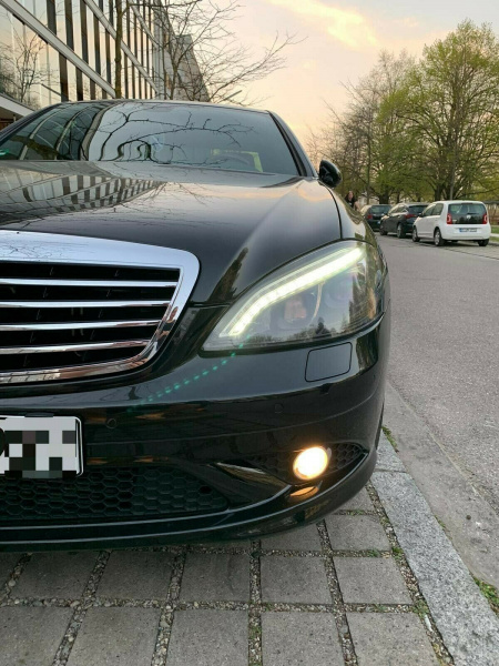 Xenon LED Tagfahrlicht Design Scheinwerfer für Mercedes Benz S-Klasse W221 05-09 schwarz