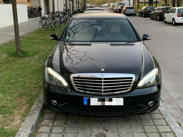 Xenon LED Tagfahrlicht Design Scheinwerfer für Mercedes Benz S-Klasse W221 05-09 schwarz