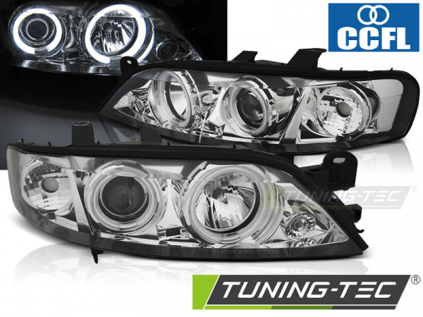 CCFL Angel Eyes Scheinwerfer für Opel Vectra B Facelift 99-02 chrom