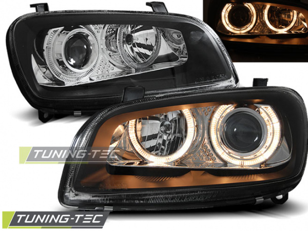 Upgrade Design Angel Eyes Scheinwerfer für Toyota RAV4 94-00 schwarz