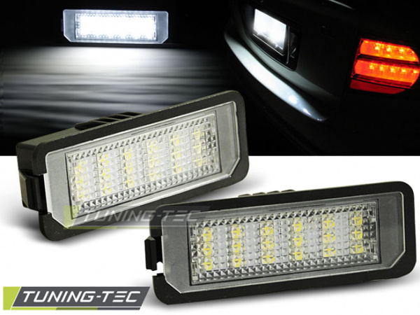 Upgrade LED Kennzeichenbeleuchtung für VW Golf IV / Golf V / Passat B6 / Eos  / Phaeton / New Beetle / Lupo / Polo 9N3 kaltweiß