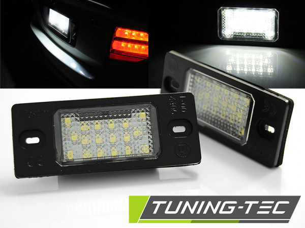 Upgrade LED Kennzeichenbeleuchtung für VW Touareg / Tiguan / Golf V Variant / Porsche Cayenne 02-10 kaltweiß