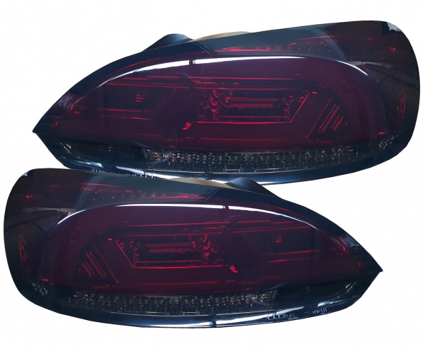 LED Upgrade Design Rückleuchten für VW Scirocco 3 (III) 08-14 rot/rauch mit dynamischen LED Blinker