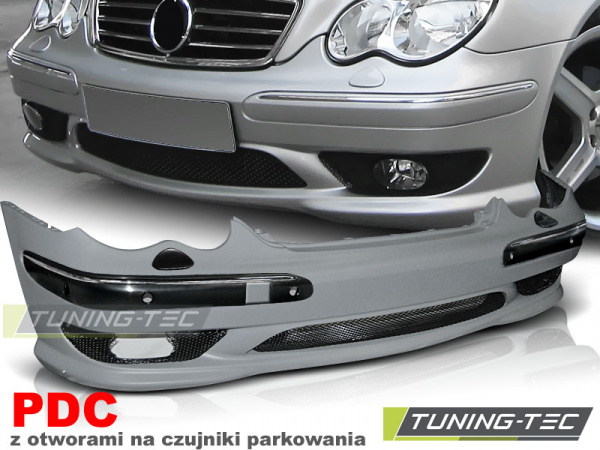 Upgrade Design Frontstoßstange für Mercedes-Benz C-Klasse W203/S203 Lim./T-Modell 00-04 mit PDC