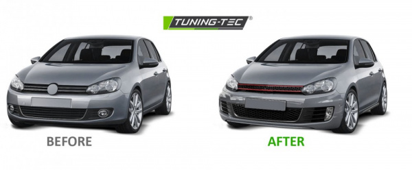 Upgrade Design Frontstoßstange für VW Golf 6 08-12 Lim./Variant/Coupe