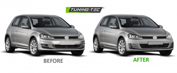 Upgrade Design Frontstoßstange  für VW Golf 7 13-17 Lim./Variant/Coupe mit PDC